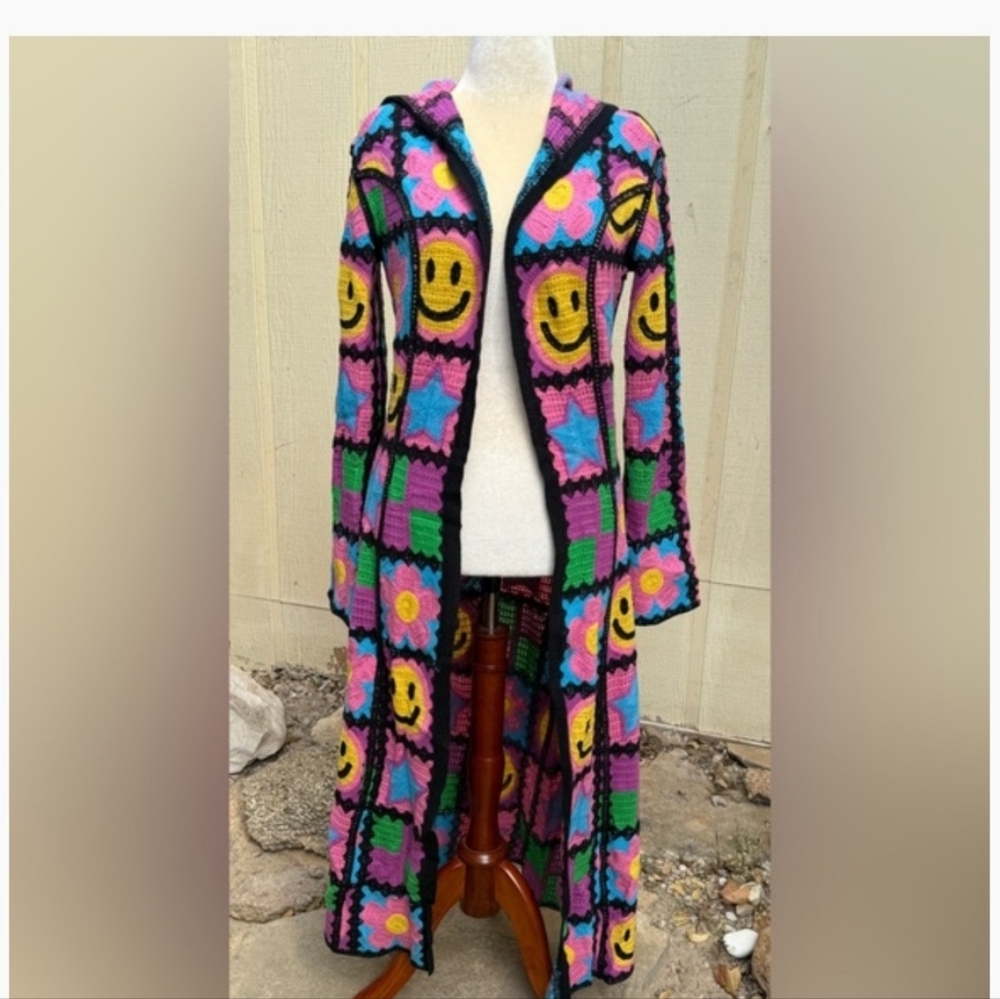 dELiA*s Colorful Crochet Sweater - BRAND NEW